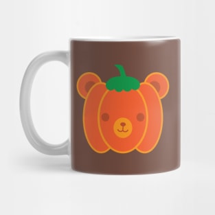 Kawaii Halloween Pumpkin Bear Mug